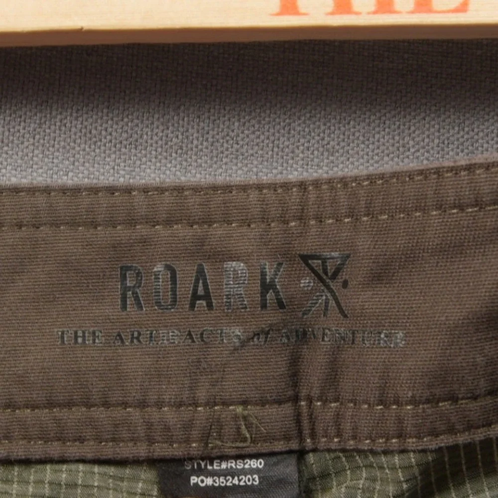 Roark Revival RS260 Board Shorts Men Shorts 32 Travel Hiking Brown Cargo
